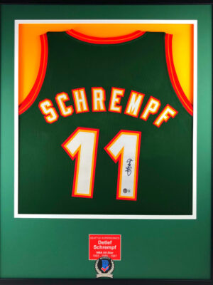 DETLEF SCHREMPF (Seattle SuperSonics)</br>Sonics Pro Style Jersey, 1995 Road Custom