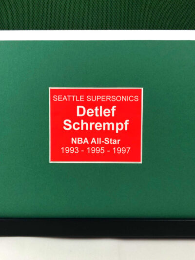 DETLEF SCHREMPF (Seattle SuperSonics)</br>Sonics Pro Style Jersey, 1995 Road Custom - Image 8
