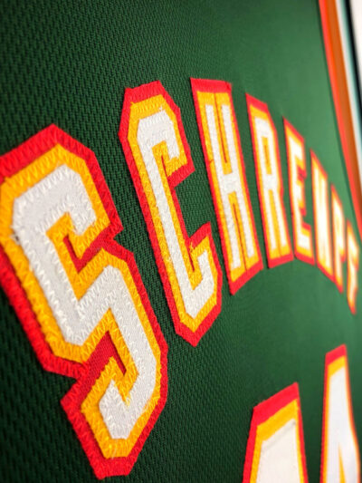 DETLEF SCHREMPF (Seattle SuperSonics)</br>Sonics Pro Style Jersey, 1995 Road Custom - Image 9