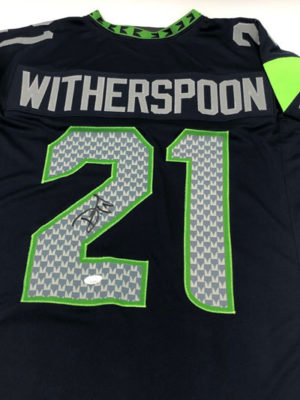 DEVON WITHERSPOON (Seattle Seahawks)</br>maillot signé,</br>Custom Pro Style Jersey