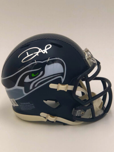 DEVON WITHERSPOON (Seattle Seahawks) signierter NFL Mini Helm, Speed Helmet