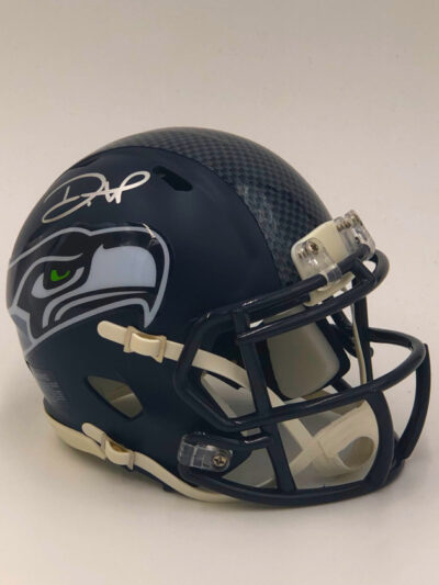 DEVON WITHERSPOON (Seattle Seahawks) signed NFL Mini Helmet, Speed Helmet - Image 3