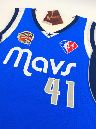 DIRK NOWITZKI (Dallas Mavericks)</br>Mitchell & Ness NBA HWC Swingman</br>(Hall of Fame Honor Jersey) – Bild 4