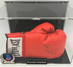 EVANDER HOLYFIELD</br>Boxing Showcase</br>Boxhandschuh (Everlast) red