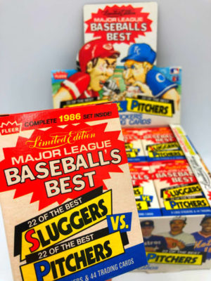 1986 Fleer Sluggers vs. Pitchers,<br/>Factory Set