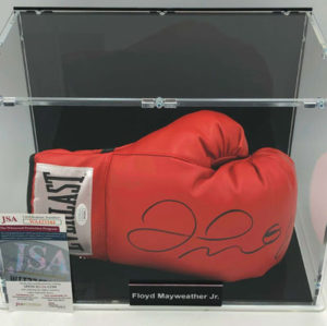 FLOYD MAYWEATHER JR. Boxing Showcase, guanto da boxe (Everlast) rosso