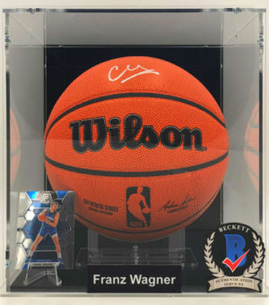FRANZ WAGNER</br>Basketball Showcase (Orlando Magic)</br>signed basketball, Wilson Authentic