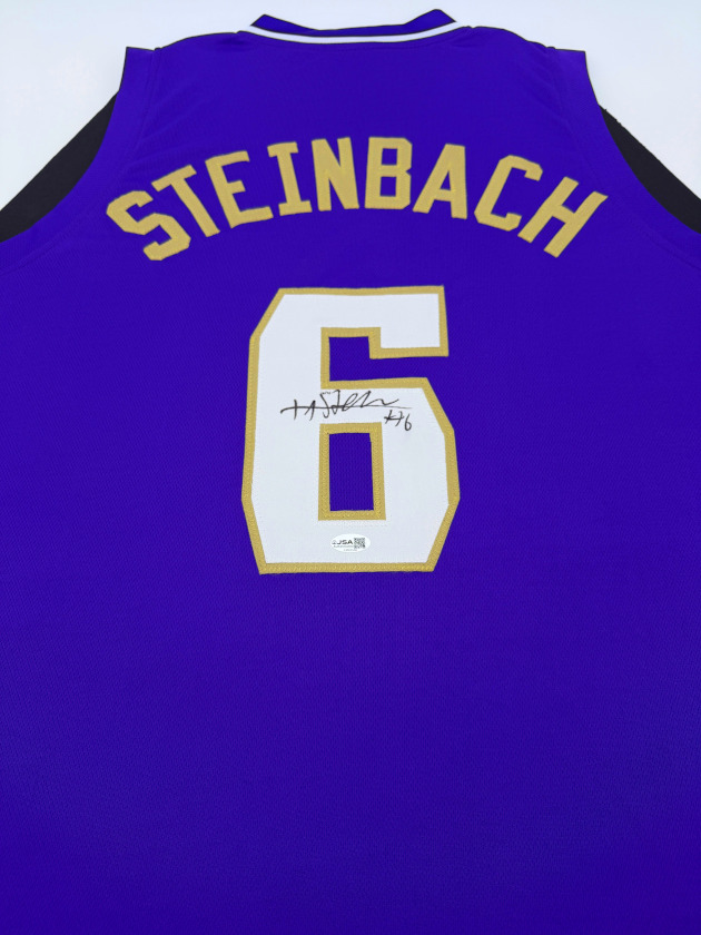 HANNES STEINBACH (Charlotte Hornets) Purple Rookie Custom Jersey