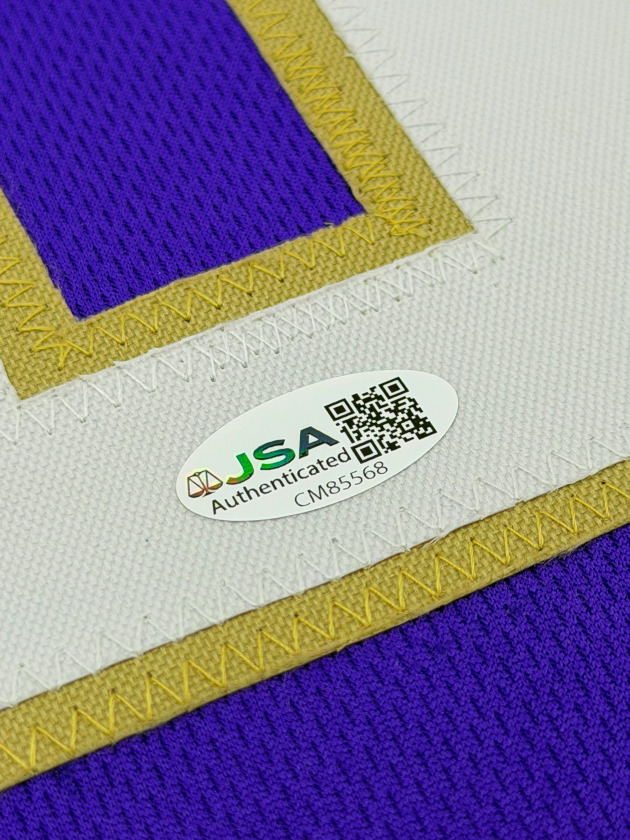 HANNES STEINBACH (Charlotte Hornets)</br>signiertes Trikot</br>Purple Rookie Custom Jersey – Bild 3