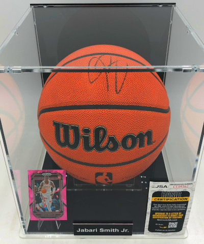 JABARI SMITH JR. Basketball Showcase (Houston Rockets) pallone da basket autografato, Wilson Authentic Series