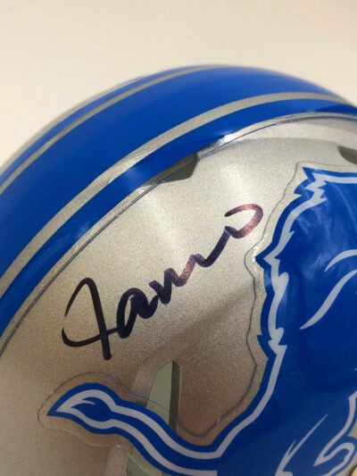 JAMESON WILLIAMS (Detroit Lions) signed NFL Mini Helmet, Speed Helmet - Image 2