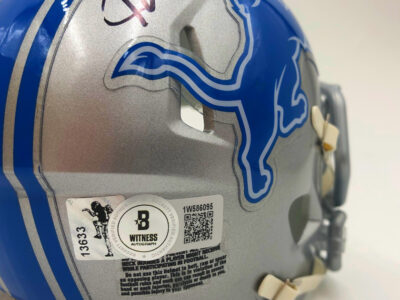 JAMESON WILLIAMS (Detroit Lions) signierter NFL Mini Helm, Speed Helmet – Bild 4