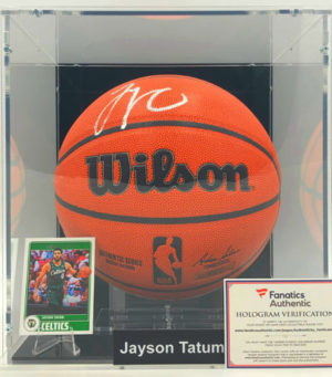 JAYSON TATUM</br>Basketball Showcase (Boston Celtics)</br>basket firmato, Wilson Authentic