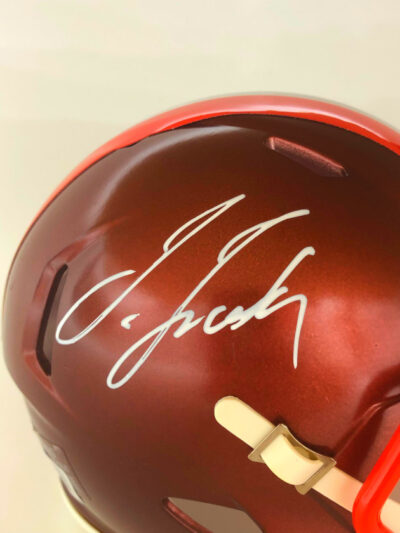 JERRY JEUDY (Cleveland Browns) signierter NFL Mini Helm, Flash Alternate – Bild 2