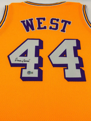 JERRY WEST (Los Angeles Lakers)</br>signiertes Trikot,</br>Custom Jersey