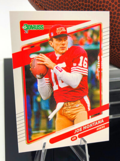 JOE MONTANA</br>Football Showcase (San Francisco 49ers)</br>signierter Football, NFL Super Grip – Bild 5