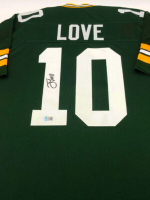 JORDAN LOVE (Green Bay Packers)</br>signiertes Trikot</br>Custom Pro Style Jersey Home