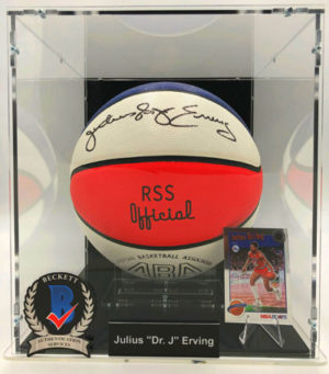 JULIUS “DR. J“ ERVING Basketball Showcase (Philadelphia 76ers), 70’s Retro RSS Official