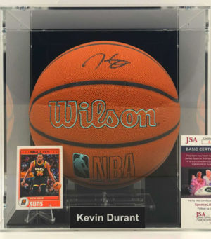 KEVIN DURANT</br>Basketball Showcase (Phoenix Suns)</br>basket signé, Wilson Forge Plus