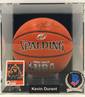 KEVIN DURANT</br>Basketball Showcase (Phoenix Suns)</br>basket signé, Pro Tack Digi Cert