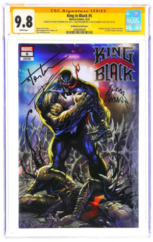 KING IN BLACK # 5 – Kirkham Variant Cover (Ryan Stegman + Tyler Kirkham + Donny Cates)