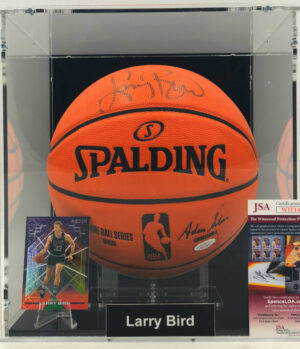 LARRY BIRD</br>Basketball Showcase (Boston Celtics)</br>signierter Basketball, Game Ball Series