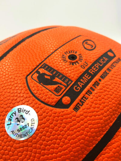 LARRY BIRD</br>Basketball Showcase (Boston Celtics)</br>signierter Basketball, Game Ball Series – Bild 12