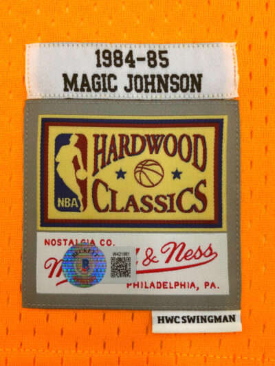 MAGIC JOHNSON (Los Angeles Lakers)</br>Mitchell & Ness</br>NBA HWC Swingman Home Jersey – Bild 6