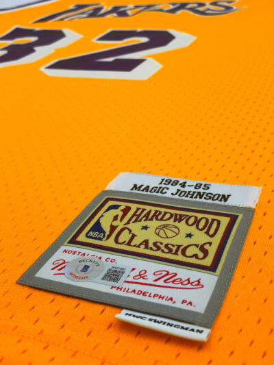 MAGIC JOHNSON (Los Angeles Lakers)</br>Mitchell & Ness</br>NBA HWC Swingman Home Jersey – Bild 7