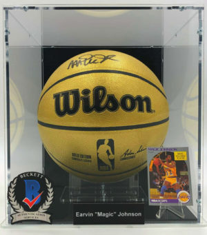 EARVIN “MAGIC” JOHNSON Basketball Showcase (Los Angeles Lakers), Gold Edition