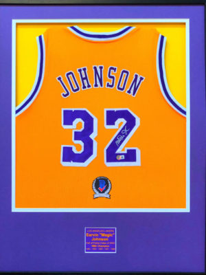 MAGIC JOHNSON (Los Angeles Lakers)</br>Los Angeles Pro Style Jersey, Accueil