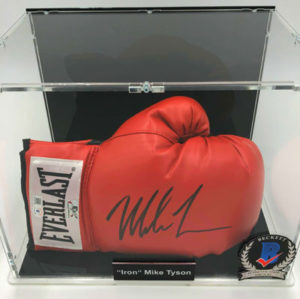 MIKE TYSON Boxing Showcase, Boxhandschuh (Everlast) rot