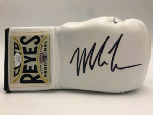 MIKE TYSON signed boxing glove (Cleto Reyes) White Glove
