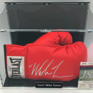 MIKE TYSON Boxing Showcase, guantone da boxe (Everlast) AUTHENTIC red