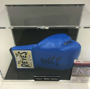 MIKE TYSON Boxing Showcase, Boxhandschuh (Cleto Reyes) Blue Glove