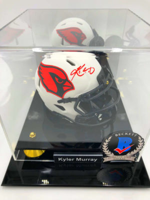 KYLER MURRAY Showcase (Arizona Cardinals) mini casque NFL signé, Lunar Eclipse