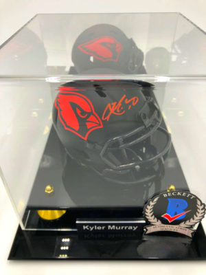 KYLER MURRAY Showcase (Arizona Cardinals) mini-casque NFL signé, Eclipse