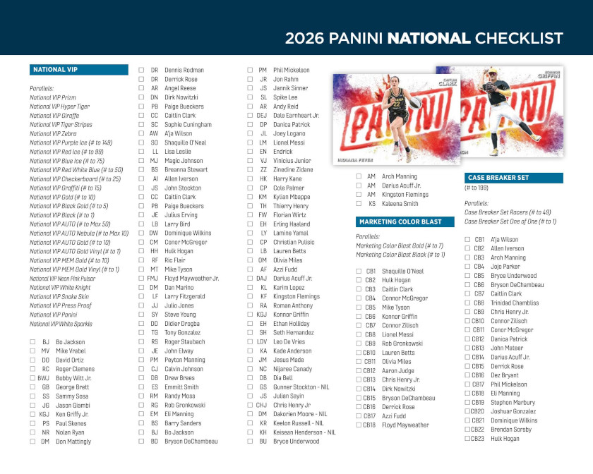 2026 Panini National Sports Convention</br>Exclusive Silver Pack – Bild 3