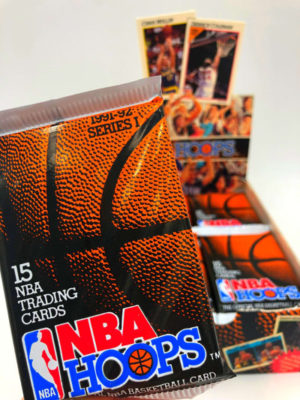 1991 NBA HOOPS Basketball Cards,<br/>Wax Pack