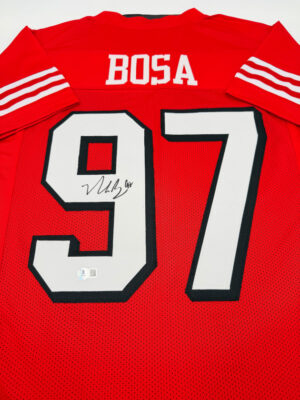 NICK BOSA (San Francisco 49ers)</br>signiertes Trikot</br>Pro Style Custom Throwback Jersey