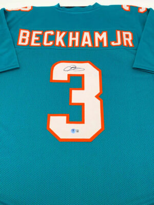 ODELL BECKHAM JR (Miami Dolphins)</br>signiertes Trikot</br>Custom Pro Style Jersey Home