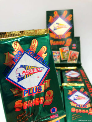 1992 NFL Pacific Pro Football Plus Player Cards, Wax Pack