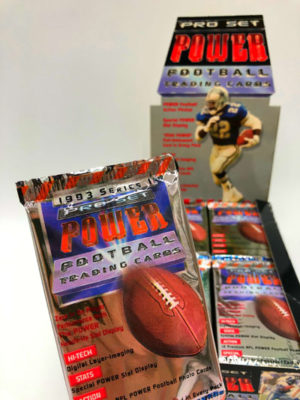 1993 Pro Set Power Football Trading Cards, Wax Pack