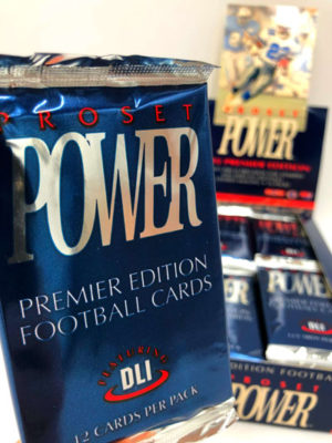 1992 Pro Set Power Premier Edition Football Cards, Wax Pack