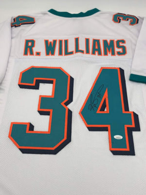 RICKY WILLIAMS (Miami Dolphins)</br>signiertes Trikot,</br>Custom Pro Style Jersey