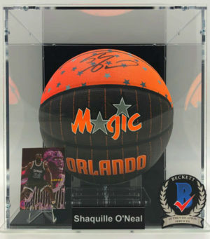 SHAQUILLE O’NEAL</br>Basketball Showcase (Orlando Magic)</br>signed basketball, Magic City