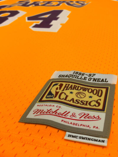 SHAQUILLE O'NEAL (Los Angeles Lakers)</br>Maglia Mitchell & Ness</br>NBA HWC Swingman Home - immagine 7