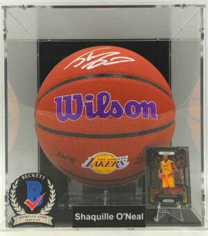 SHAQUILLE O’NEAL</br>Basketball Showcase (Los Angeles Lakers)</br>basket firmato, Lakers Edition