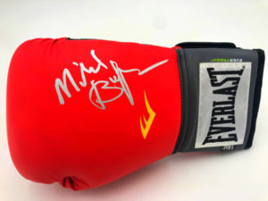 MICHAEL BUFFER, signed boxing glove (Everlast) Pro Style