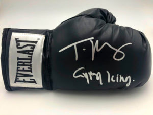 TYSON FURY, signed boxing glove (Everlast) black
